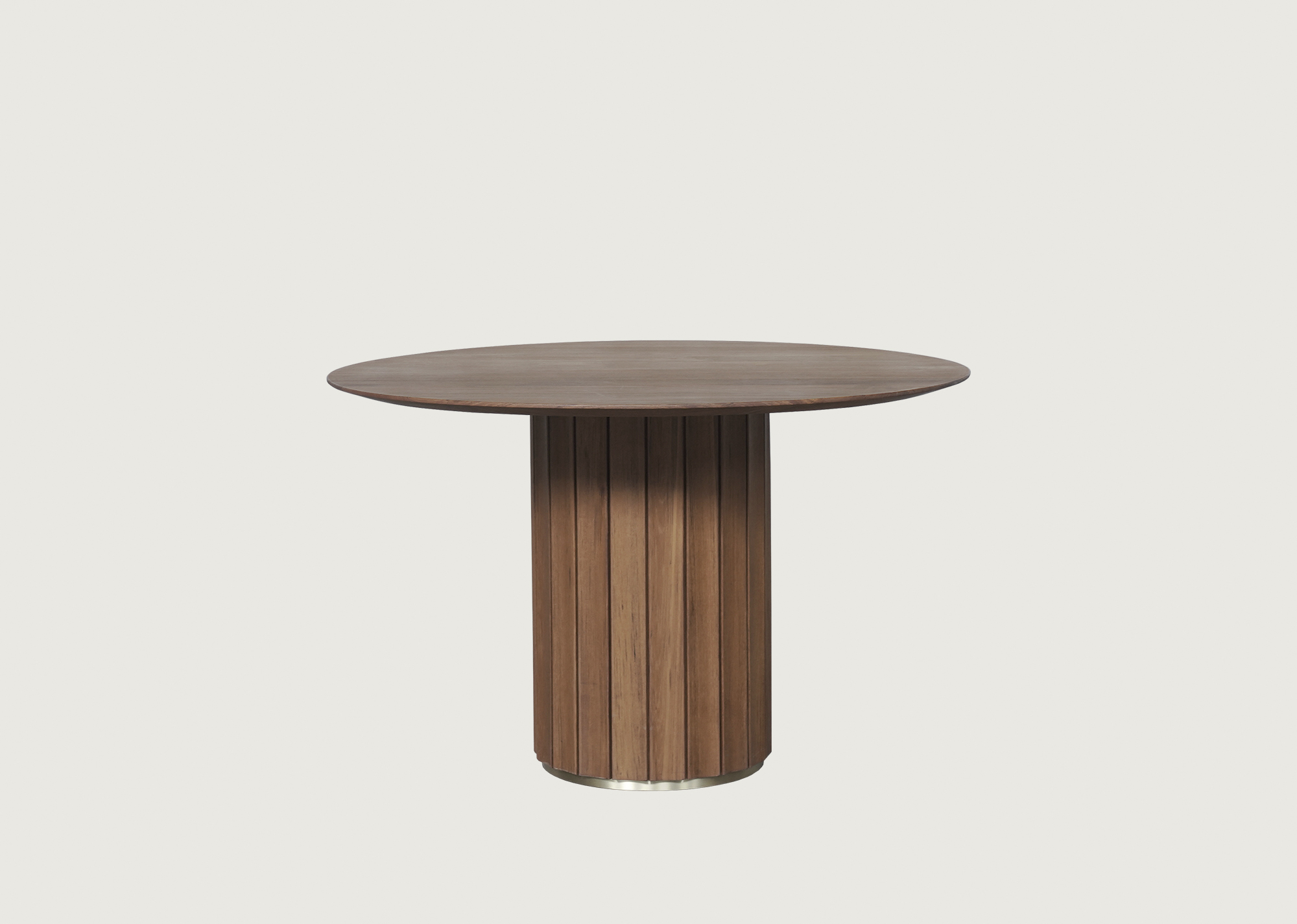 立柱圆桌（全木版）